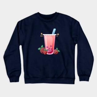 Strawberry Boba Crewneck Sweatshirt